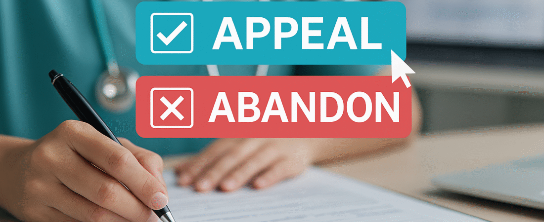 📌 Appeal or Abandon? A Data-Driven Framework for Smart Denial Triage